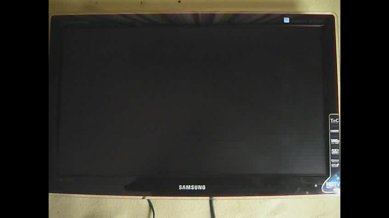 Samsung 2470HD - Obraz gaśnie po 1-2 sekundach, dźwięk działa